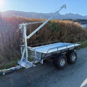ATV kombi-henger. Tømmerhenger, tipp-/vare-/jakthenger