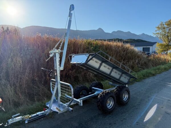 ATV kombi-henger. Tømmerhenger, tipp-/vare-/jakthenger - Bilde 2