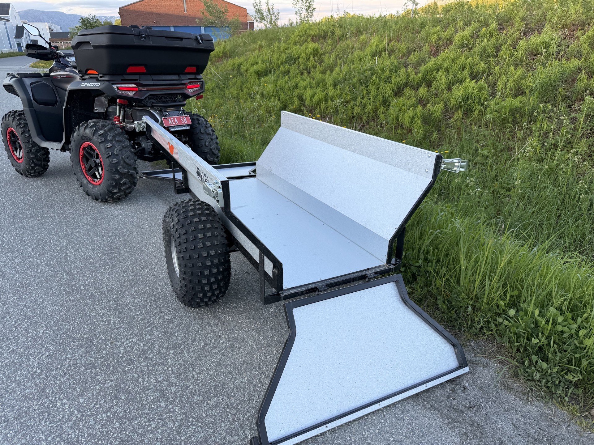 Black Wolf ATV henger m/tipp 800kg - Bilde 4