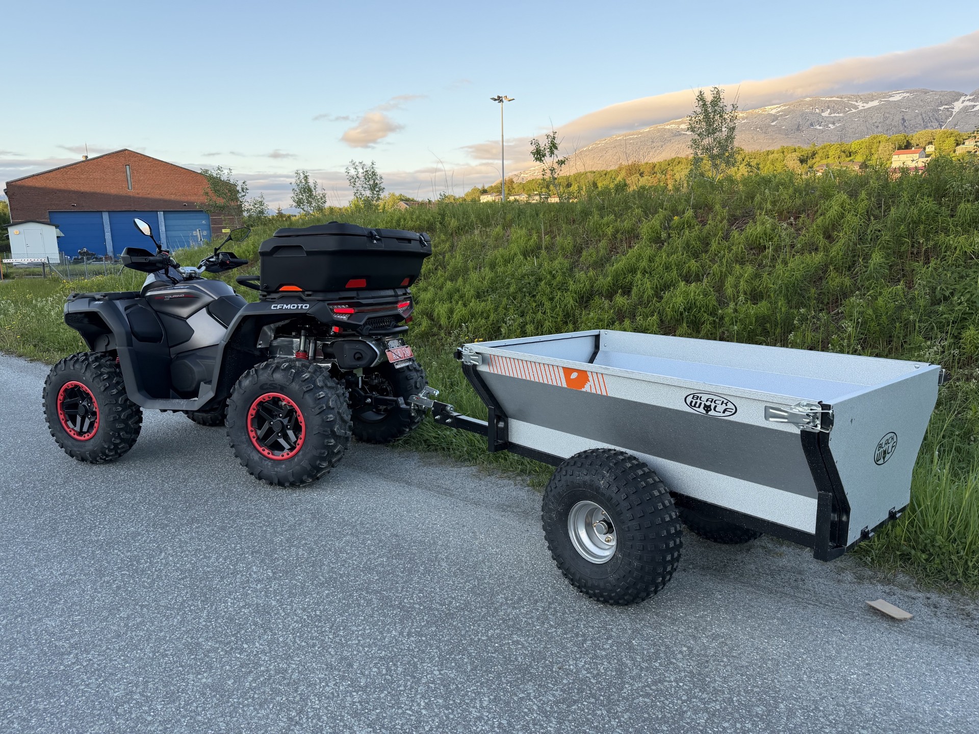 Black Wolf ATV henger m/tipp 800kg - Bilde 6